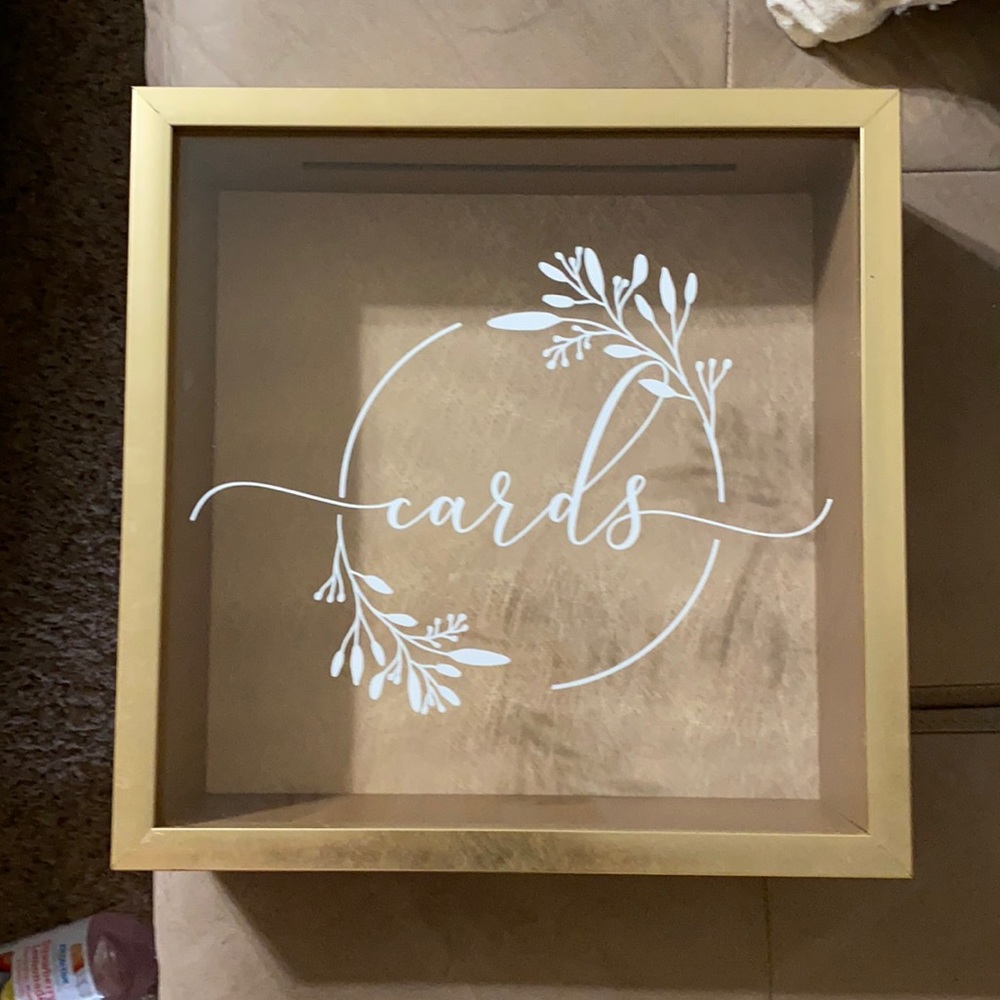 Wedding card box